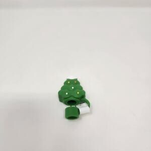 Green Christmas Tree Tumbler Straw Cover